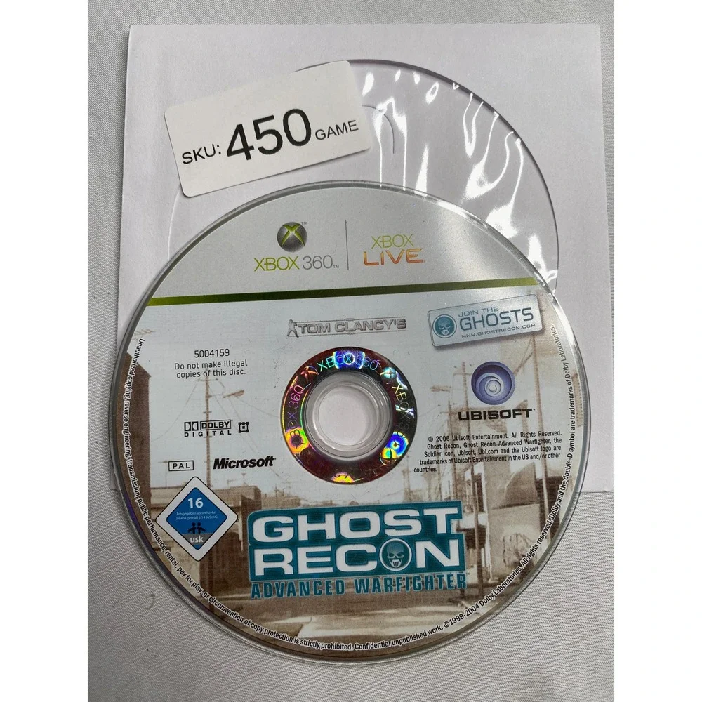 Tom Clancys Ghost Recon Advanced Warfighter Xbox 360